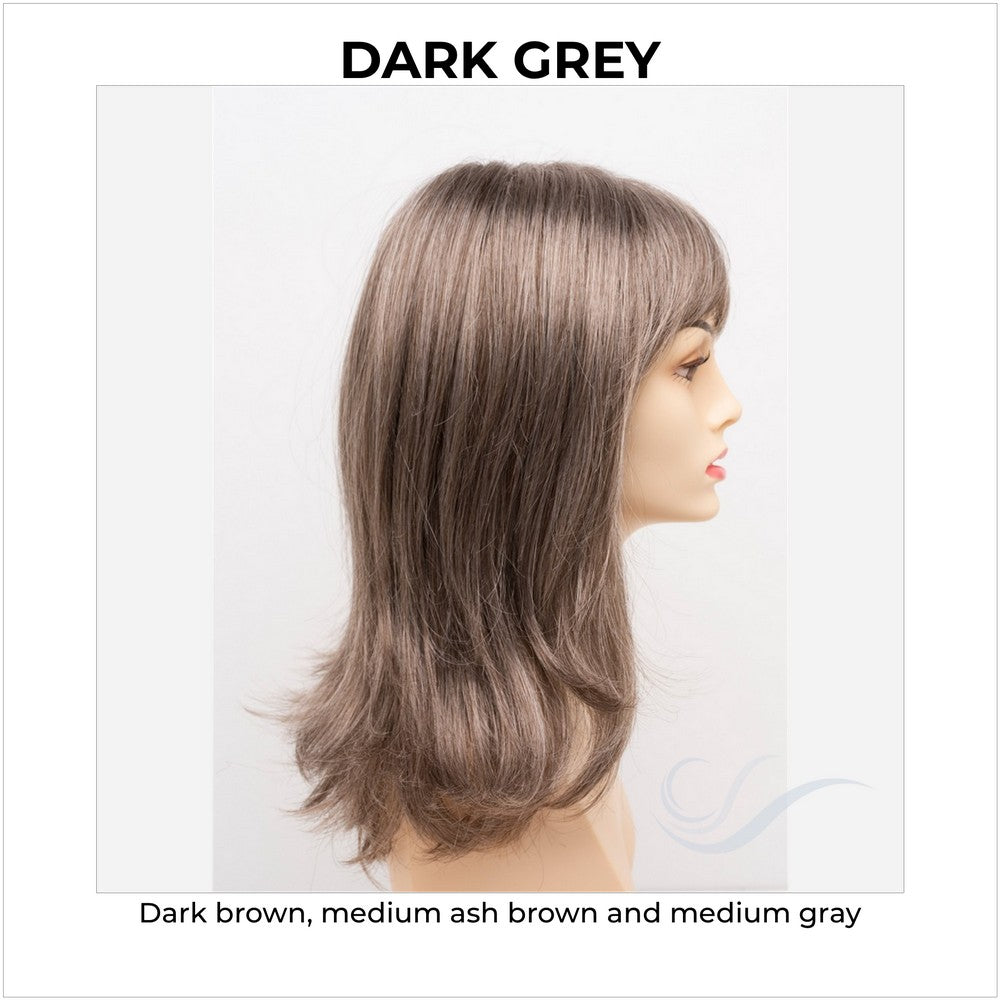 Jolie by Envy in Dark Grey-Dark brown, medium ash brown and medium gray