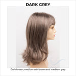 Load image into Gallery viewer, Jolie by Envy in Dark Grey-Dark brown, medium ash brown and medium gray
