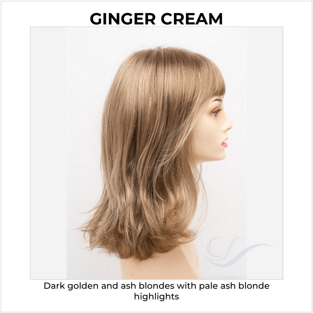 Jolie by Envy in Ginger Cream-Dark golden and ash blondes with pale ash blonde highlights