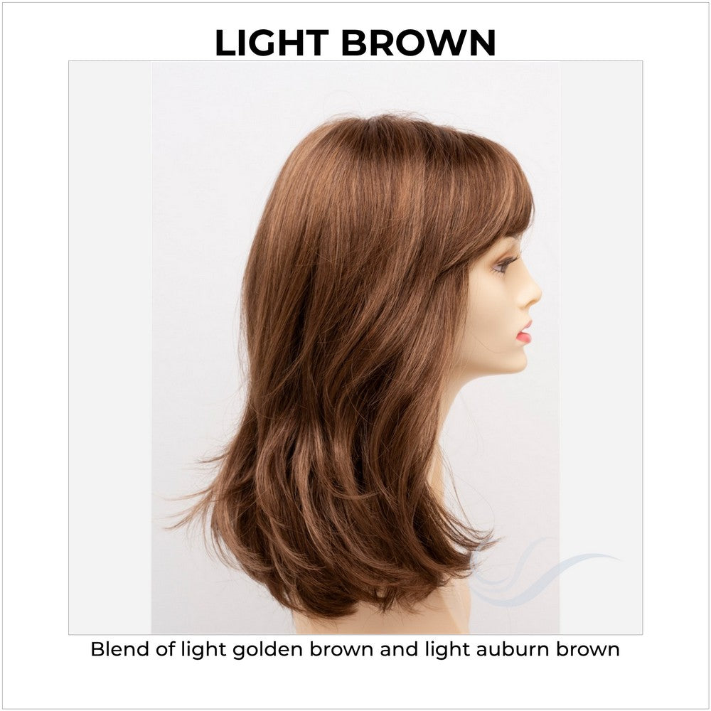 Jolie by Envy in Light Brown-Blend of light golden brown and light auburn brown