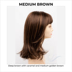 Load image into Gallery viewer, Jolie by Envy in Medium Brown-Deep brown with caramel and medium golden brown
