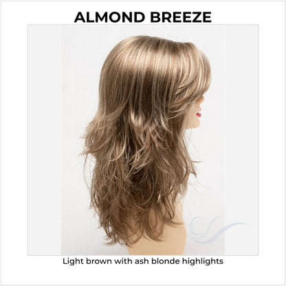 Joy by Envy in Almond Breeze-Light brown with ash blonde highlights