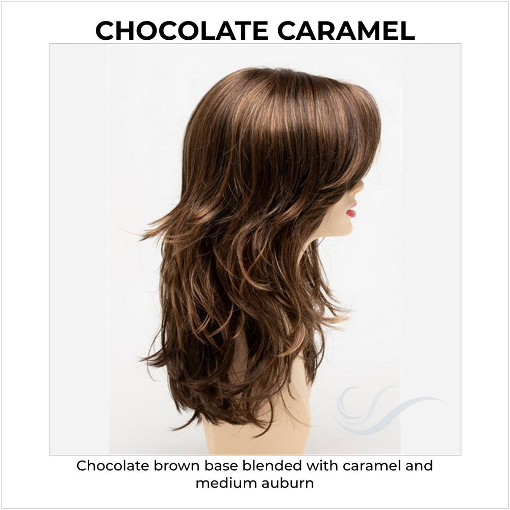 Joy by Envy in Chocolate Caramel-Chocolate brown base blended with caramel and medium auburn