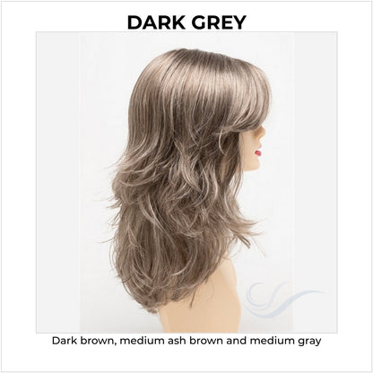 Joy by Envy in Dark Grey-Dark brown, medium ash brown and medium gray