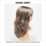 Load image into Gallery viewer, Joy by Envy in Dark Grey-Dark brown, medium ash brown and medium gray
