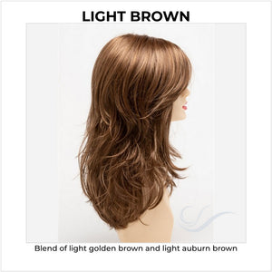 Joy by Envy in Light Brown-Blend of light golden brown and light auburn brown