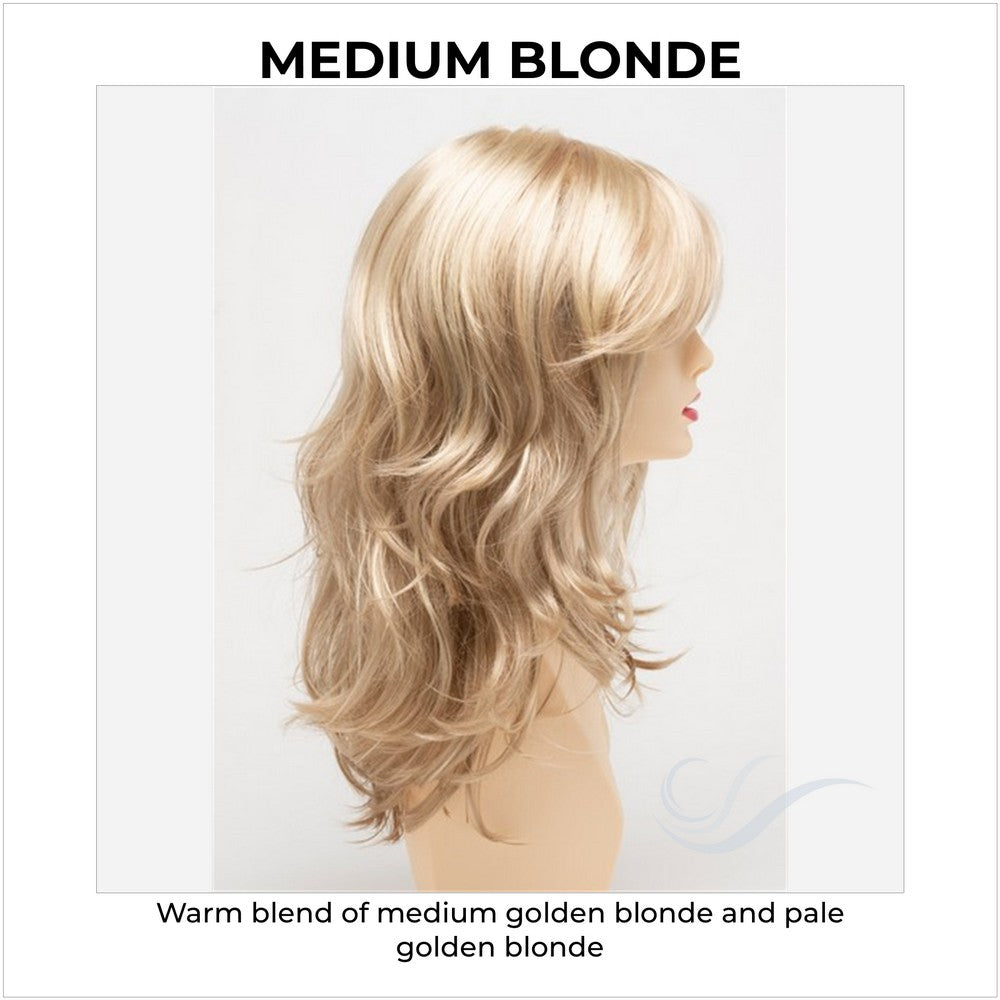 Joy by Envy in Medium Blonde-Warm blend of medium golden blonde and pale golden blonde