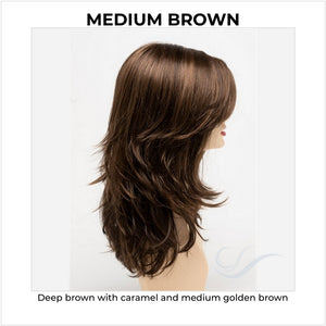Joy by Envy in Medium Brown-Deep brown with caramel and medium golden brown