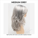 Load image into Gallery viewer, Joy by Envy in Medium Grey-Soft white with silver and 20% medium brown
