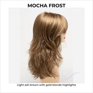 Joy by Envy in Mocha Frost-Light ash brown with gold blonde highlights