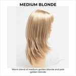 Load image into Gallery viewer, Kate by Envy in Medium Blonde-Warm blend of medium golden blonde and pale golden blonde

