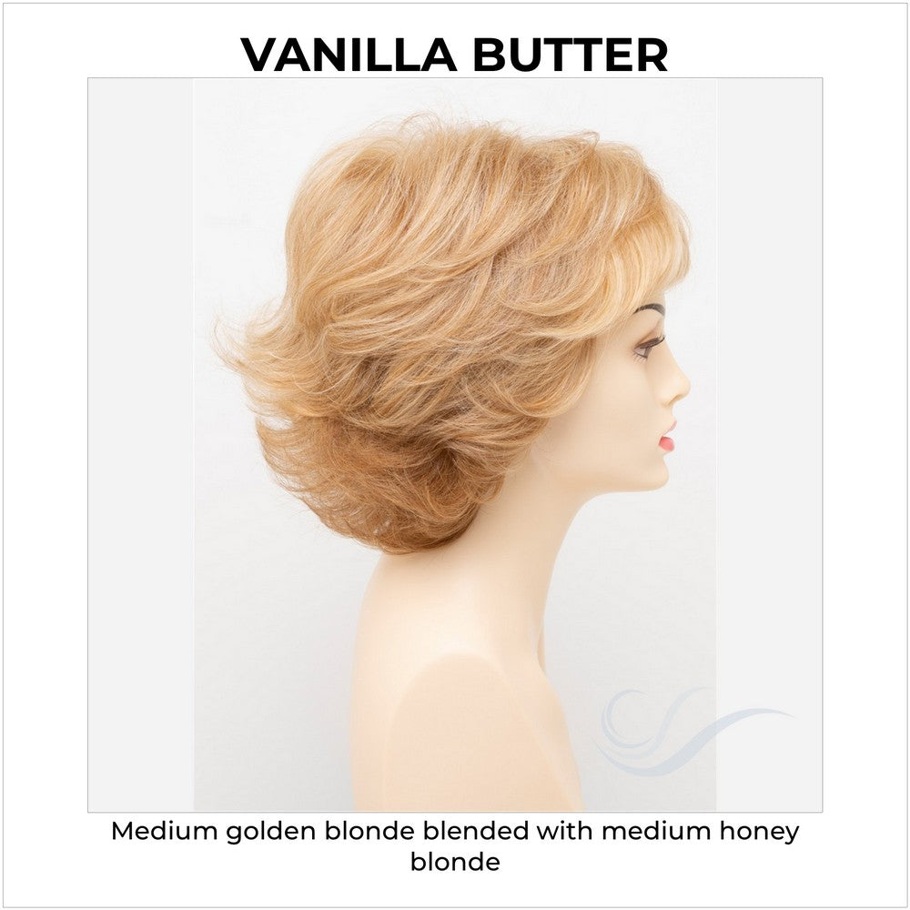 Kylie By Envy in Vanilla Butter-Medium golden blonde blended with medium honey blonde