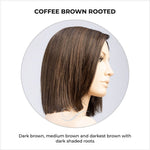 Load image into Gallery viewer, Lia II by Ellen Wille in Coffee Brown Rooted-Dark brown, medium brown and darkest brown with dark shaded roots
