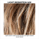 Load image into Gallery viewer, Light Bernstein Mix-Light auburn, light honey blonde, and light reddish brown blend
