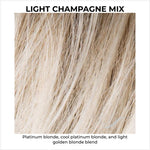 Load image into Gallery viewer, Light Champagne Mix-Platinum blonde, cool platinum blonde, and light golden blonde blend
