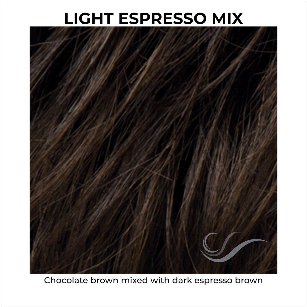 Light Espresso Mix-Chocolate brown mixed with dark espresso brown