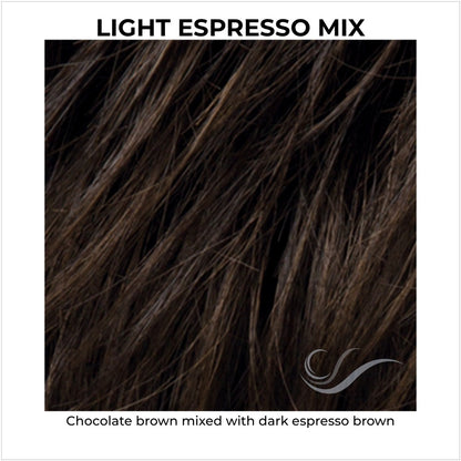 Light Espresso Mix-Chocolate brown mixed with dark espresso brown