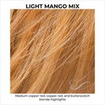 Load image into Gallery viewer, Light Mango Mix-Medium copper red, copper red, and butterscotch blonde highlights
