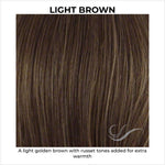 Load image into Gallery viewer, Light Brown-A light golden brown with russet tones added for extra warmth
