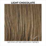 Load image into Gallery viewer, Light Chocolate-Light brown with light reddish brown highlights
