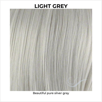 Light Grey-Beautiful pure silver gray