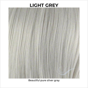 Light Grey-Beautiful pure silver gray