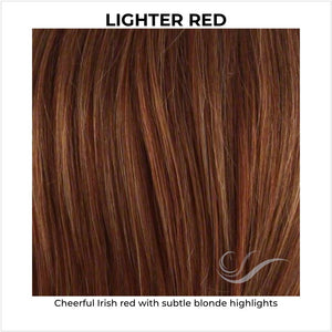 Lighter Red-Blend of auburn, copper, and warm blonde