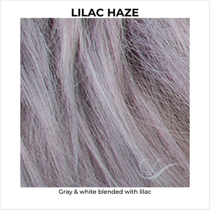 LILAC HAZE-Gray & white blended with lilac