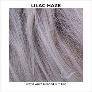 LILAC HAZE-Gray & white blended with lilac