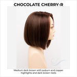 Load image into Gallery viewer, London by Envy in Chocolate Cherry-R-Medium dark brown with auburn and copper highlights and dark brown roots

