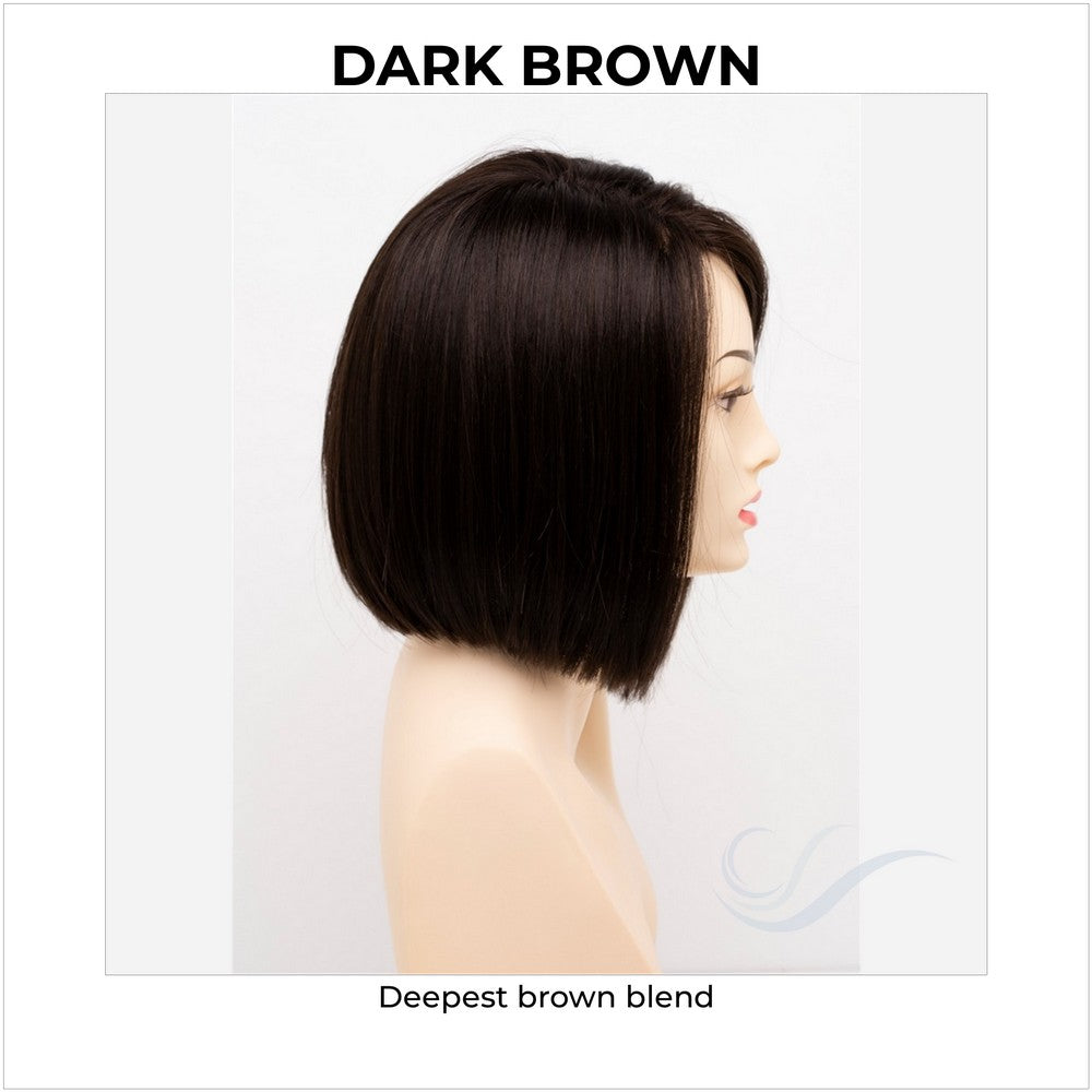 London by Envy Synthetic Lace Front Wig Dark Brown
