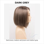 Load image into Gallery viewer, London by Envy in Dark Grey-Dark brown, medium ash brown and medium gray
