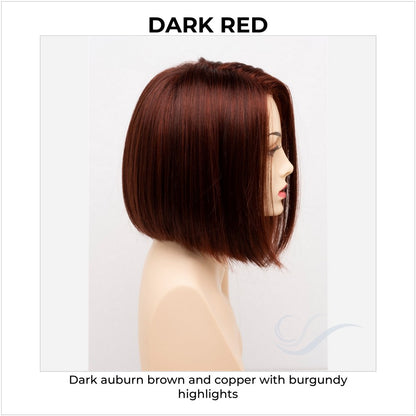 London by Envy in Dark Red-Dark auburn brown and copper with burgundy highlights