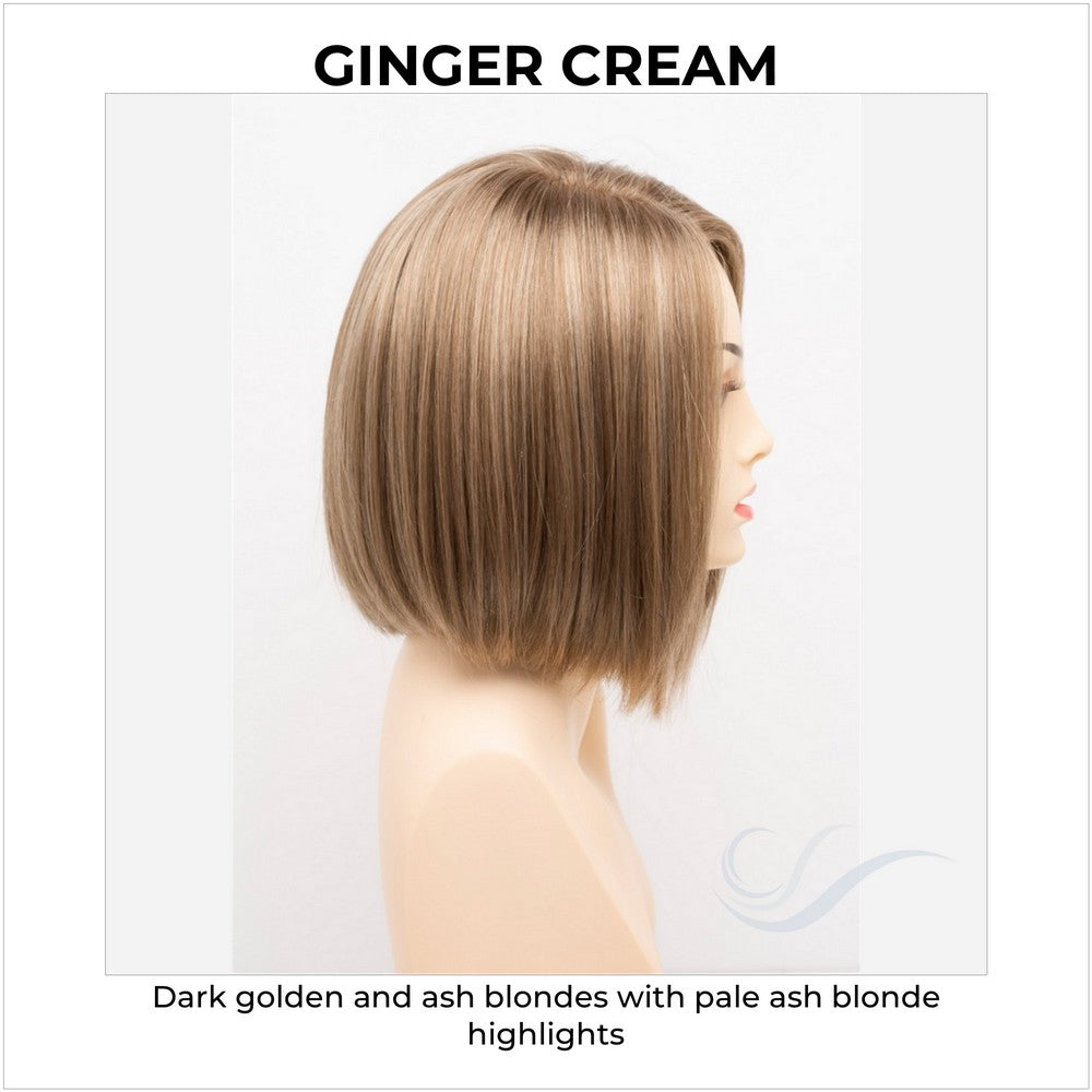London by Envy in Ginger Cream-Dark golden and ash blondes with pale ash blonde highlights