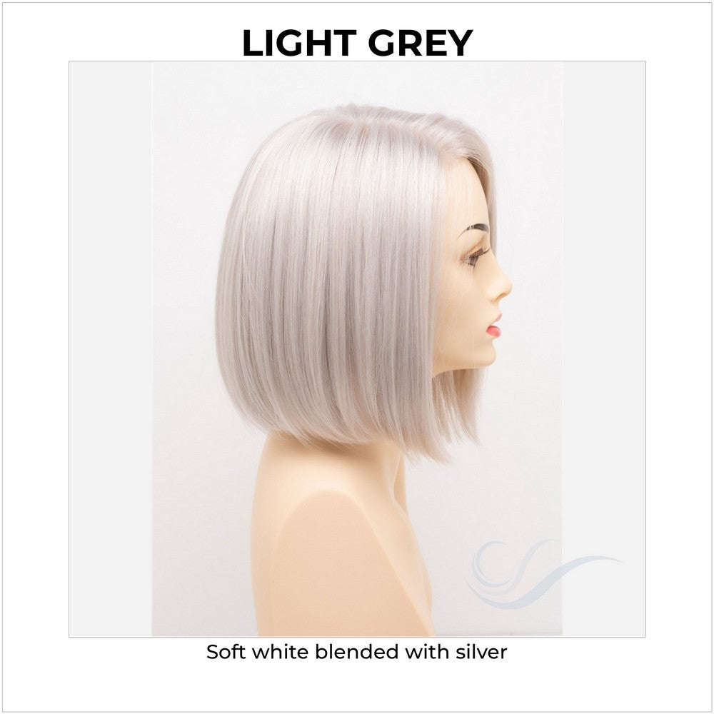 London by Envy in Light Grey-Soft white blended with silver