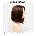 Load image into Gallery viewer, London by Envy in Medium Brown-Deep brown with caramel and medium golden brown
