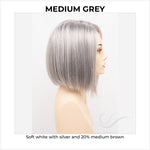 Load image into Gallery viewer, London by Envy in Medium Grey-Soft white with silver and 20% medium brown
