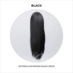 Look by Ellen Wille in Black-Jet black and darkest brown blend