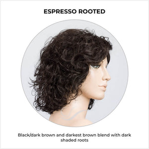 Loop by Ellen Wille in Espresso Rooted-Black/dark brown and darkest brown blend with dark shaded roots