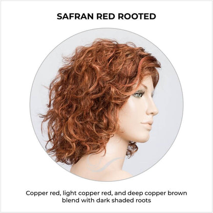 Loop by Ellen Wille in Safran Red Rooted-Copper red, light copper red, and deep copper brown blend with dark shaded roots