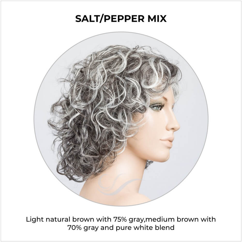 Loop by Ellen Wille in Salt/Pepper Mix-Light natural brown with 75% gray,medium brown with 70% gray and pure white blend