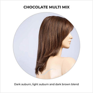 Luna by Ellen Wille in Chocolate Multi Mix-Dark auburn, light auburn and dark brown blend