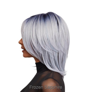 Luxe Sleek by Rene of Paris wig in Frozen Sapphire Image 4