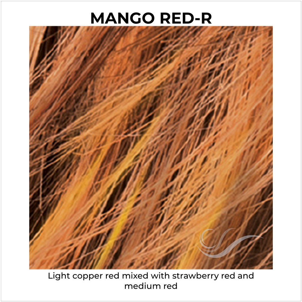 Mango Red-R-Light copper red mixed with strawberry red and medium red