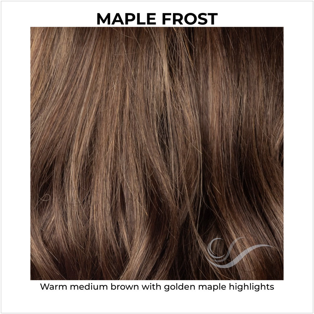 Maple Frost-Warm medium brown with golden maple highlights
