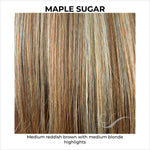 Load image into Gallery viewer, Maple Sugar-Medium reddish brown with medium blonde highlights
