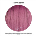 Load image into Gallery viewer, Mauve Berry-Smoky fused pale violet base with medium brown roots
