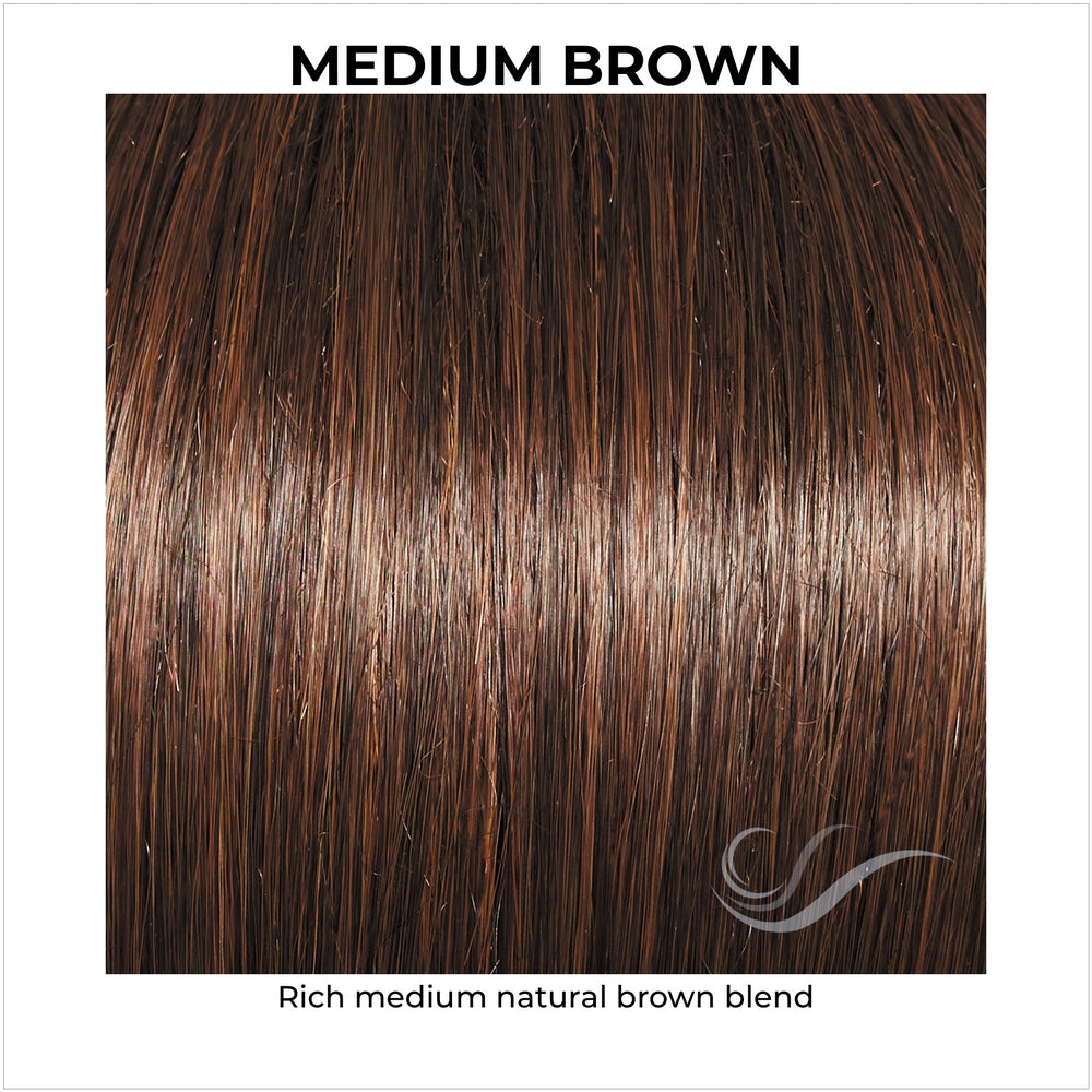 Medium Brown-Rich medium natural brown blend