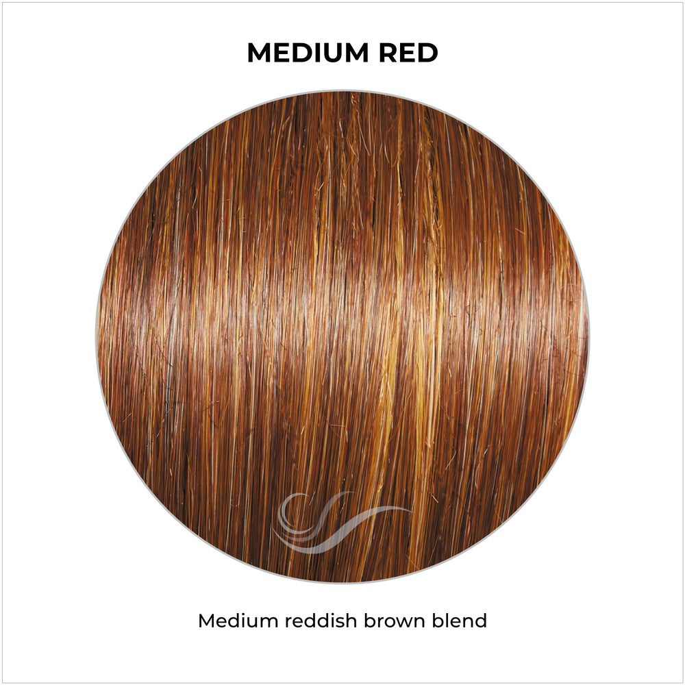 Medium Red-Medium reddish brown blend