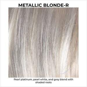 En Vogue by Ellen Wille in Metallic Blonde-R-Pearl platinum, pearl white, and grey blend with shaded roots